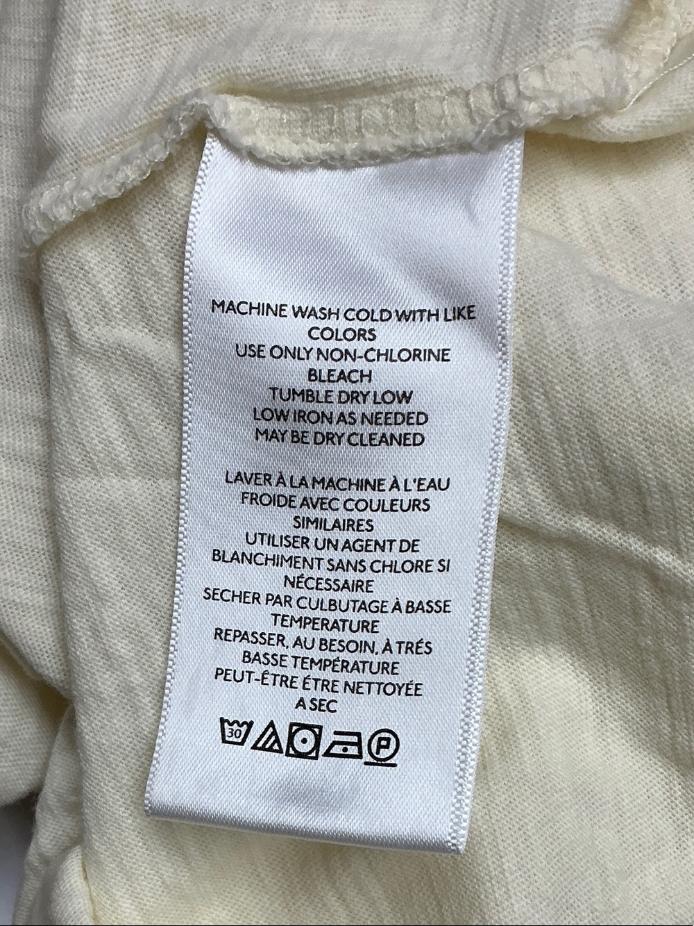 Pilcro Cream Crop Tee - Picture 4 of 6